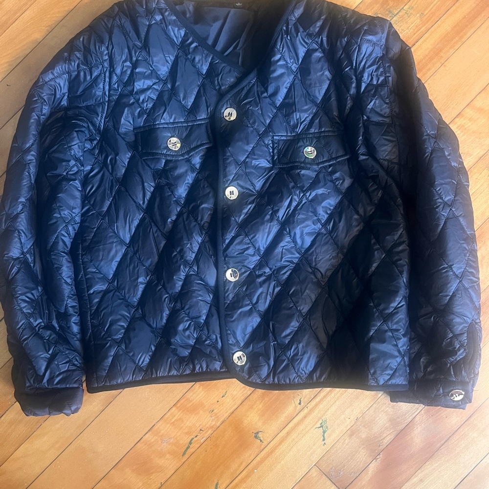 Zara Black Bomber Jacket